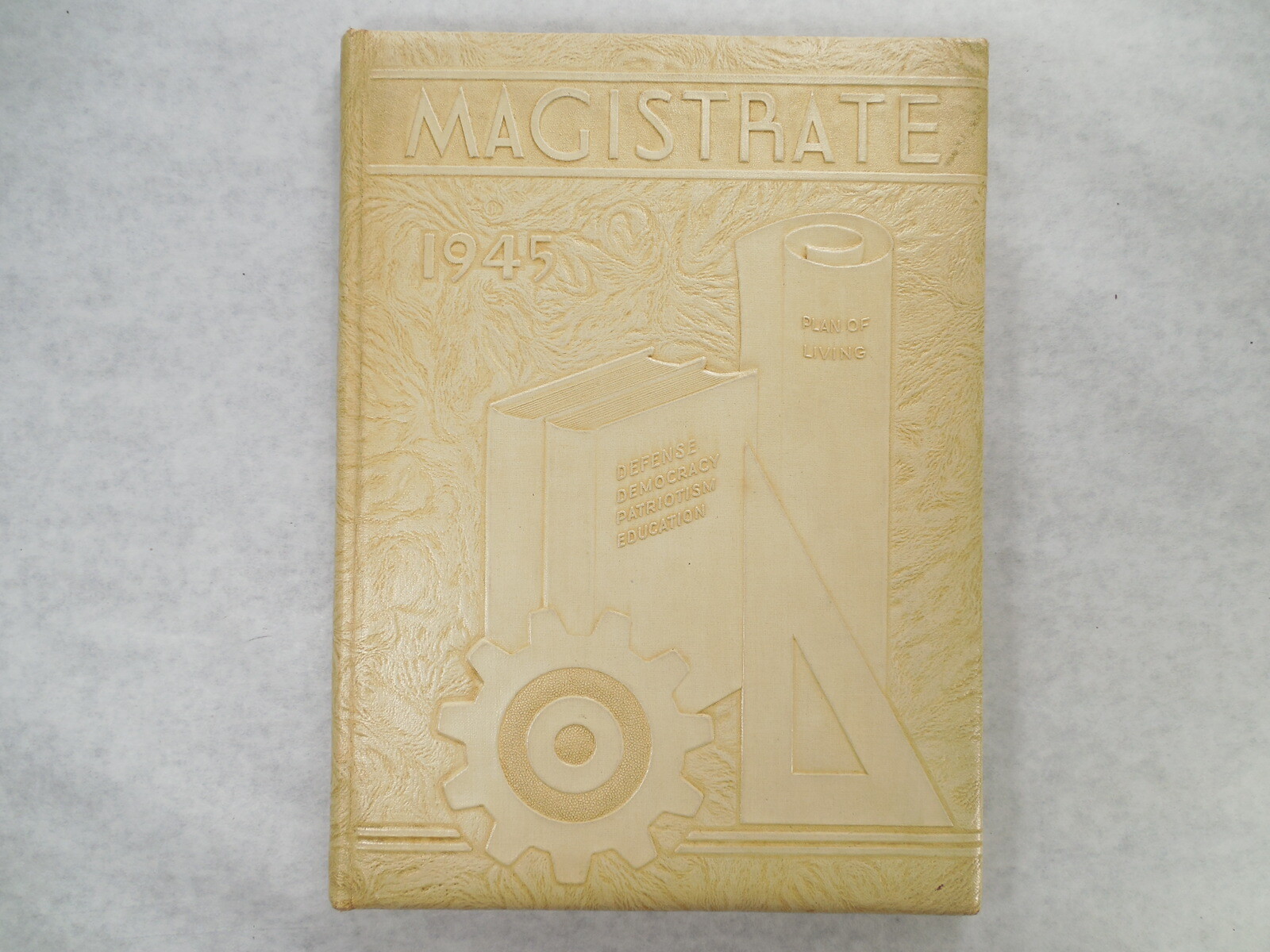 Yearbook, Marshall High School, Saint Paul Minnesota, 1945, Magistrate, Hardcove