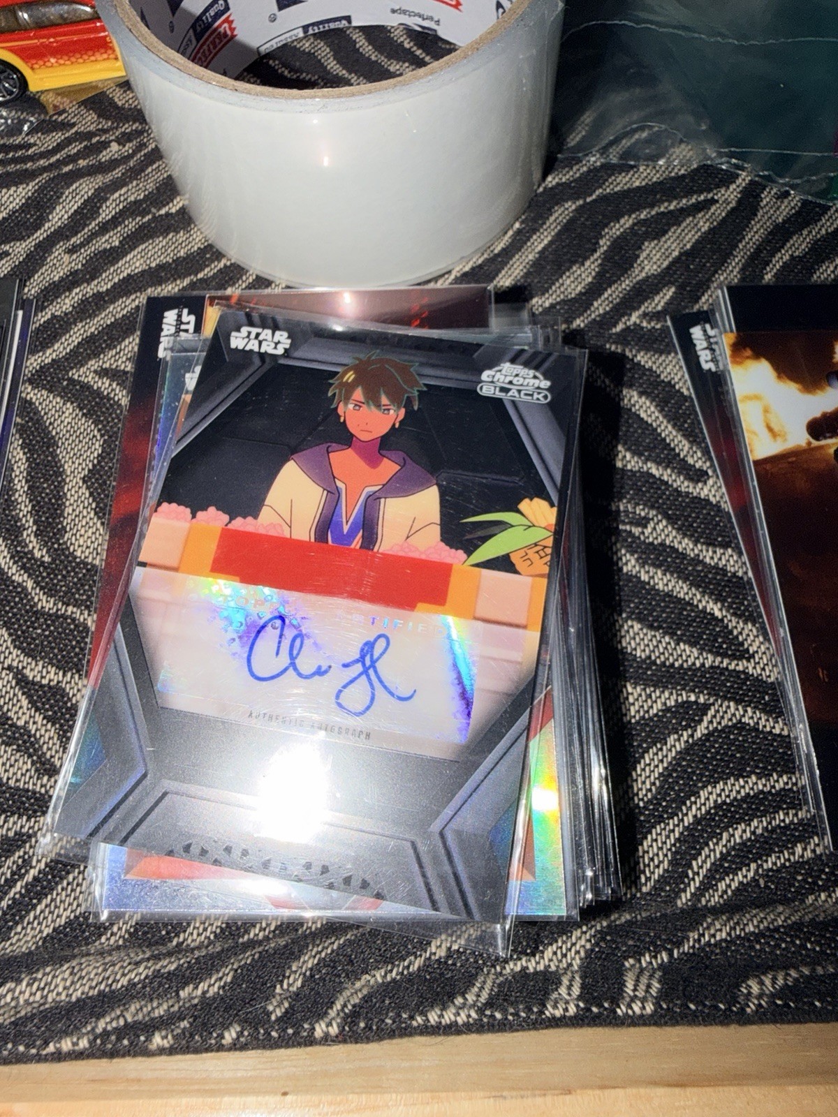 Topps 2022 Star Wars Chrome Black Autographed Christopher Sean As ASU