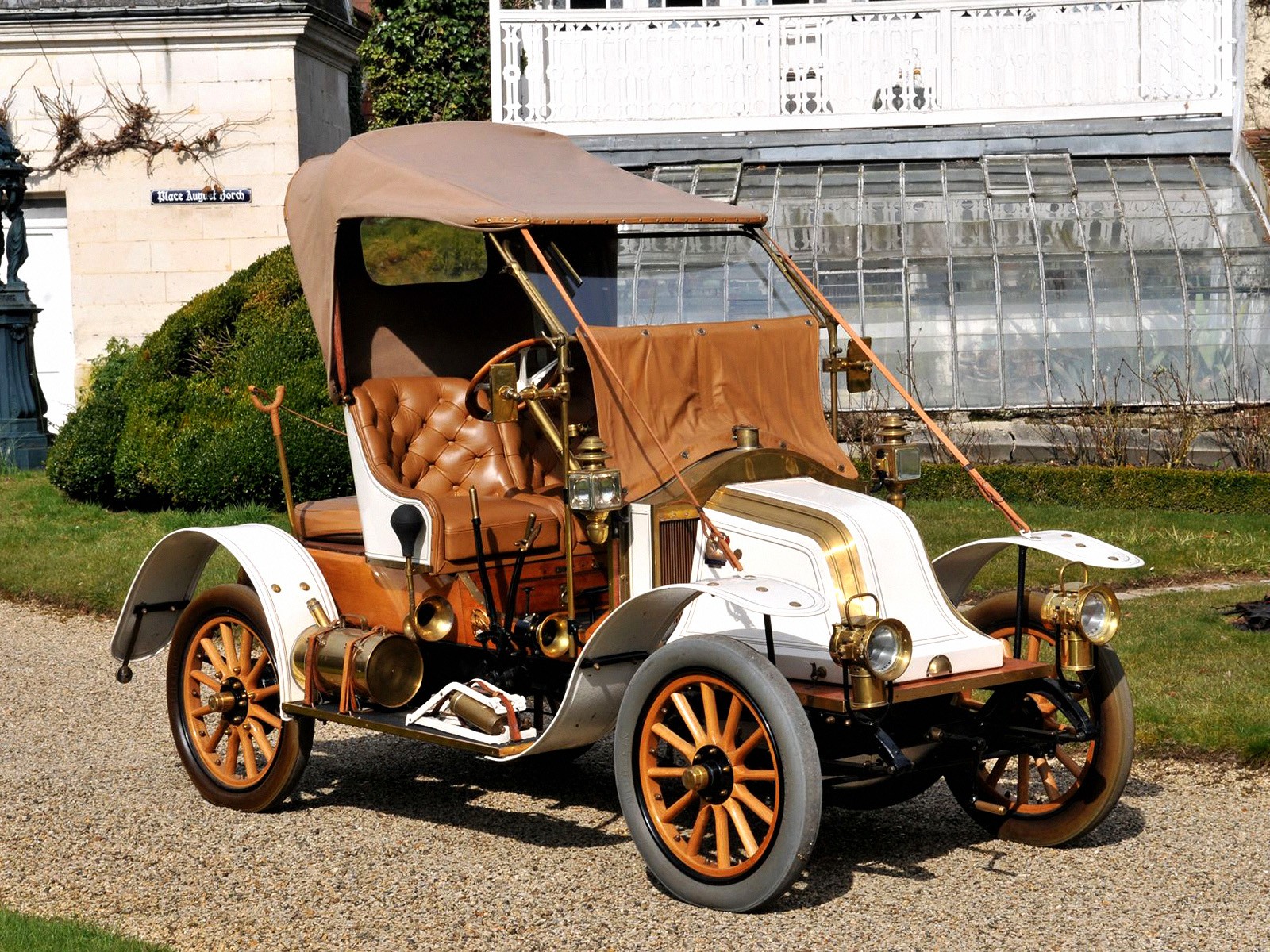 Cars 1908 renault type ax phaeton retro Art Print Poster 11x17