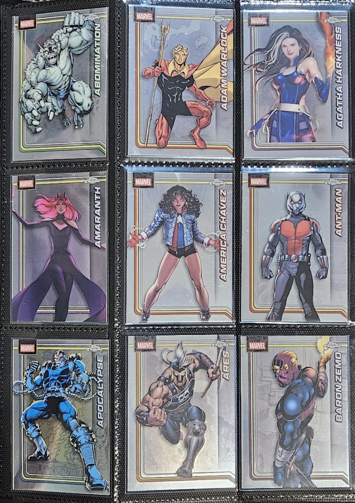 2026 Topps Chrome Marvel – Pick Your Character (PYC) – Base Cards