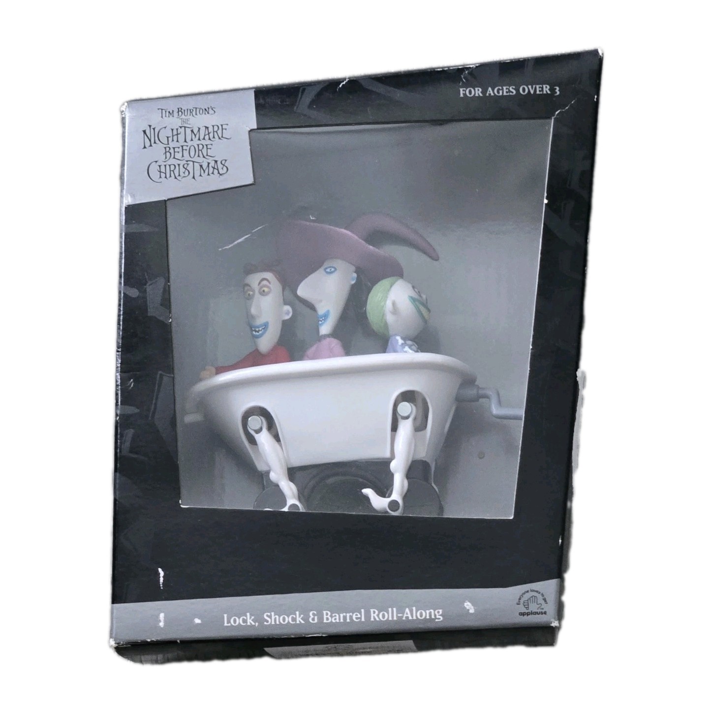 VTG 1993 TIM BURTON'S NIGHTMARE  BEFORE CHRISTMAS LOCK SHOCK & BARREL ROLL ALONG