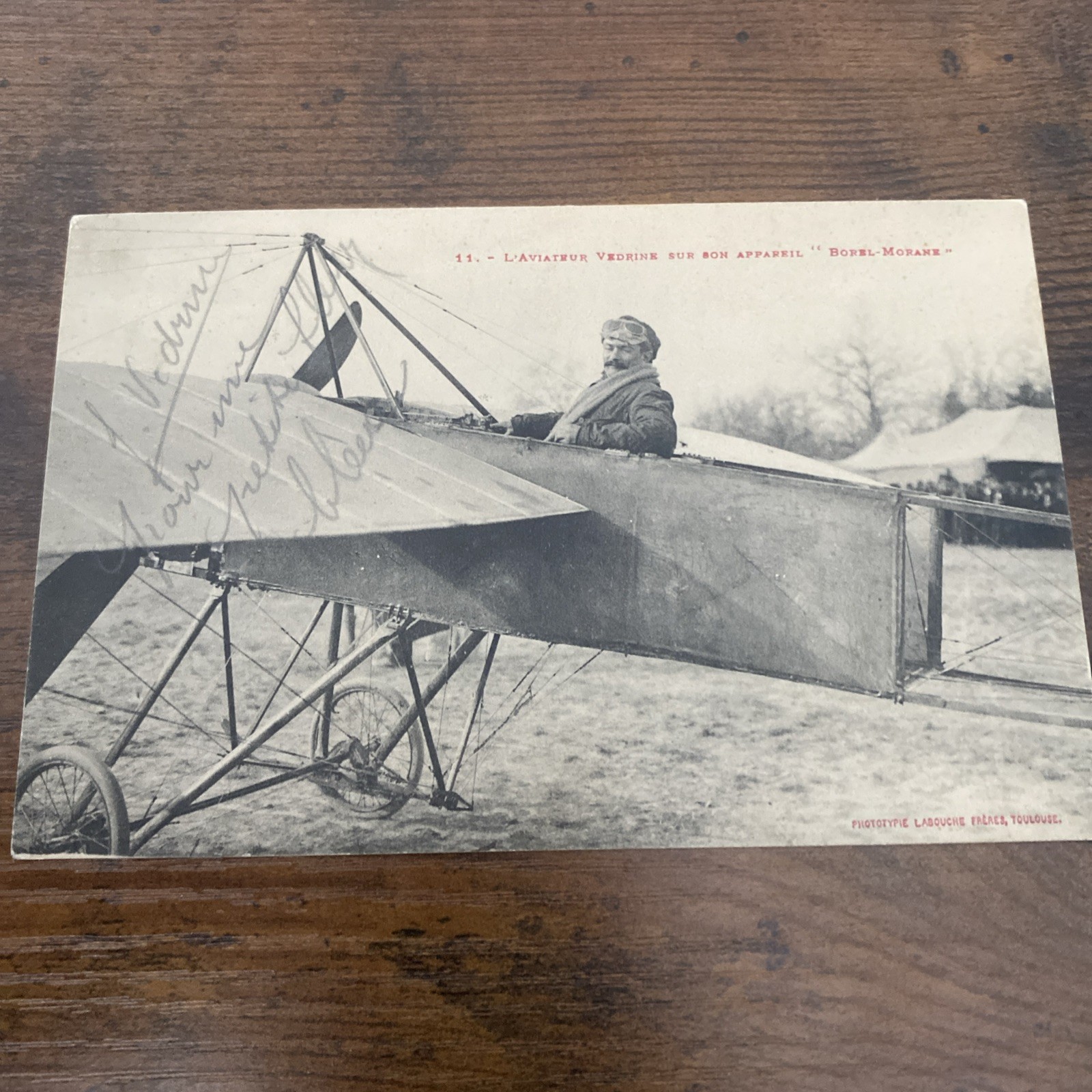 Jules Vedrines Signed Postcard