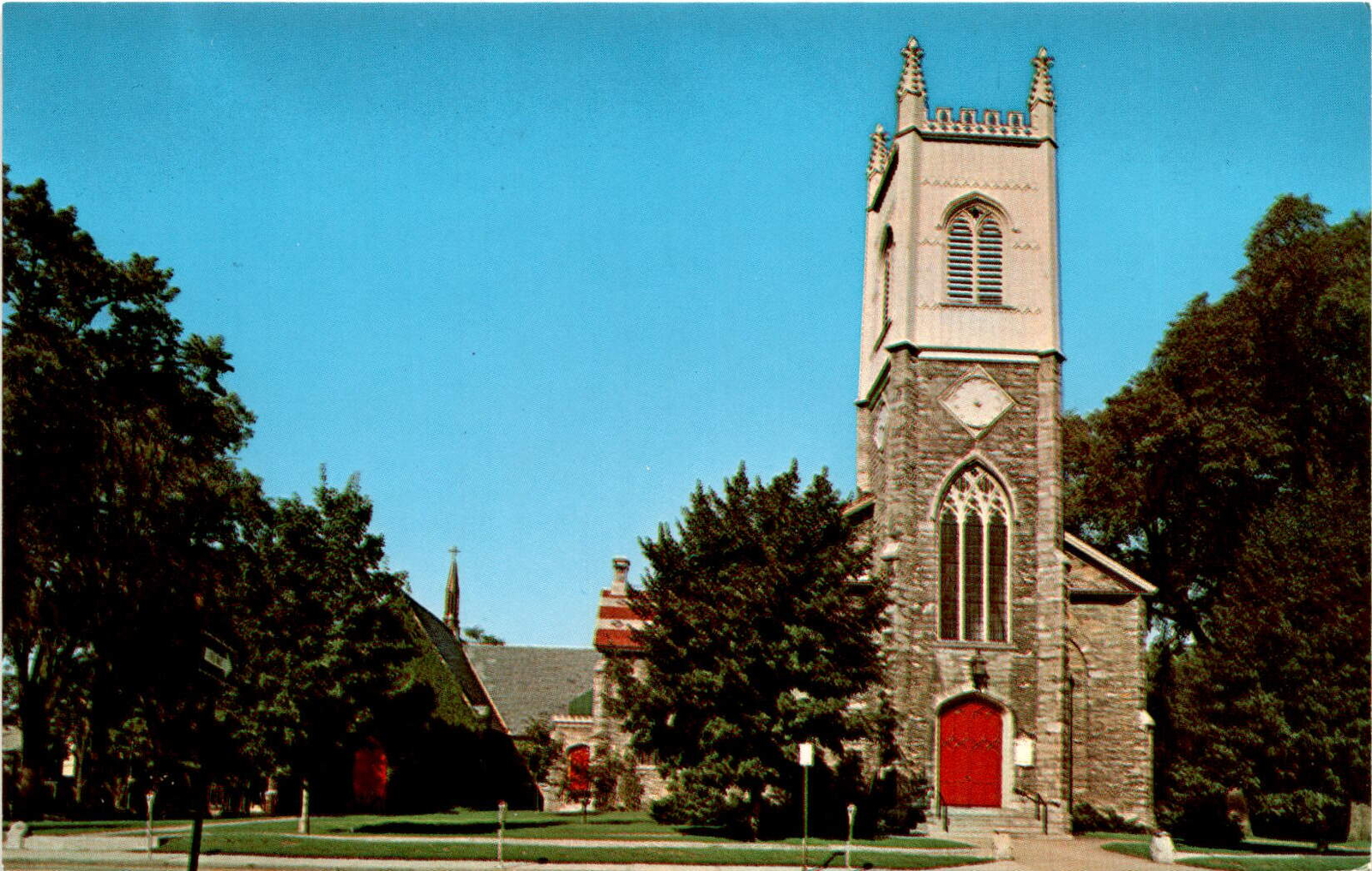 St. Paul\'s Episcopal Church, Burlington, Vermont, Frank L. Forward, Postcard