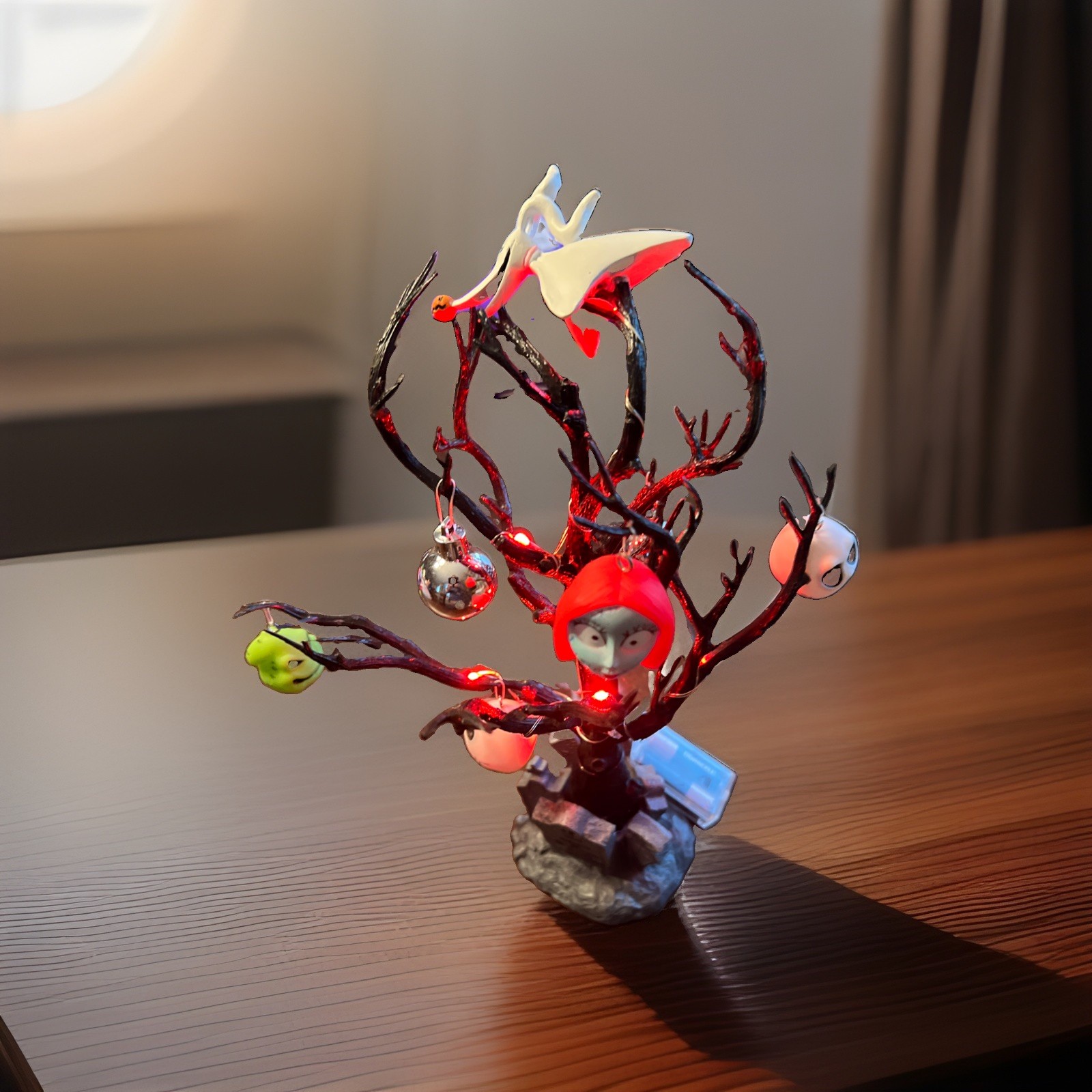 Disney the Nightmare Before Christmas 16-inch Light-Up Decorated Tree