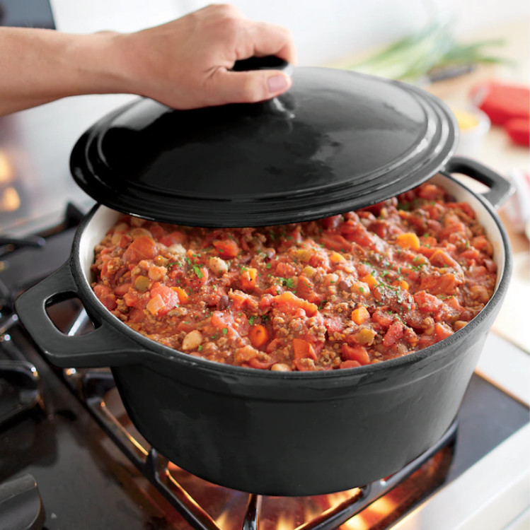 7-Quart Enameled Cast Iron Casserole with Lid - 