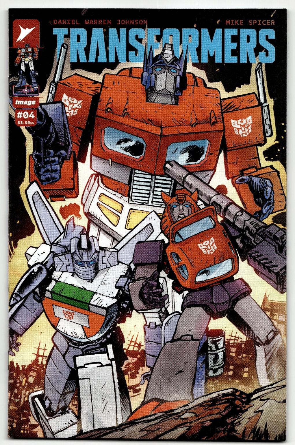 TRANSFORMERS #04 Image Comics Daniel Warren Johnson Spicer