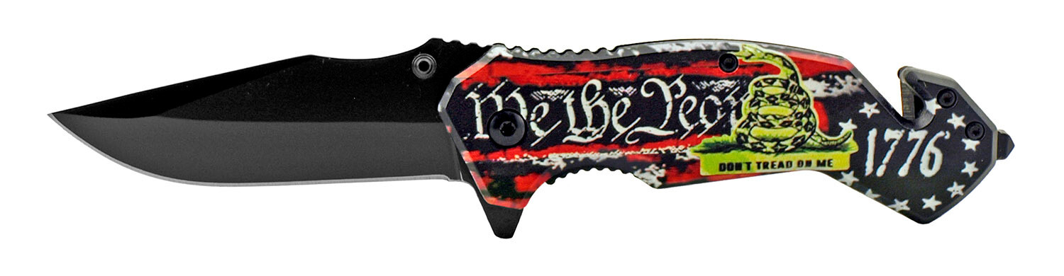 4.75 inch We The People 1776 Assisted Folding Pocket Knife - 