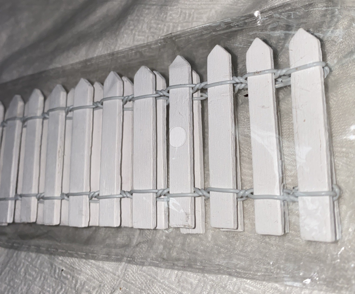 Little White Wood Picket Fence 2