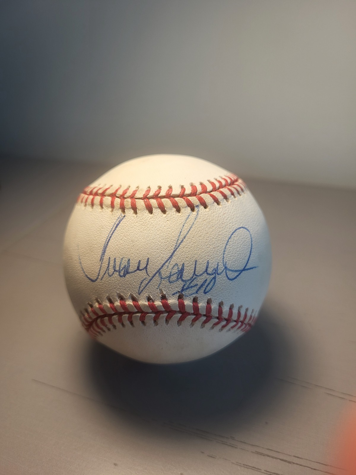 Juan Samuel Autographed Signed Baseball - MLB Tigers Phillies Dodgers  w/JSA COA