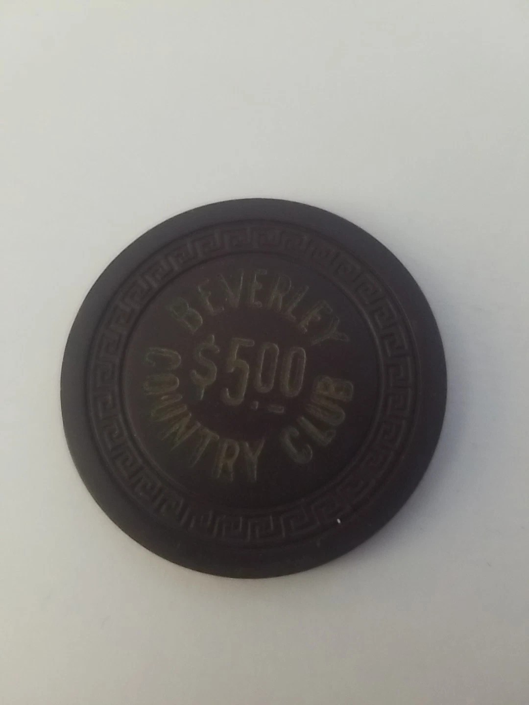 Very Rare BEVERLY COUNTRY CLUB $5 