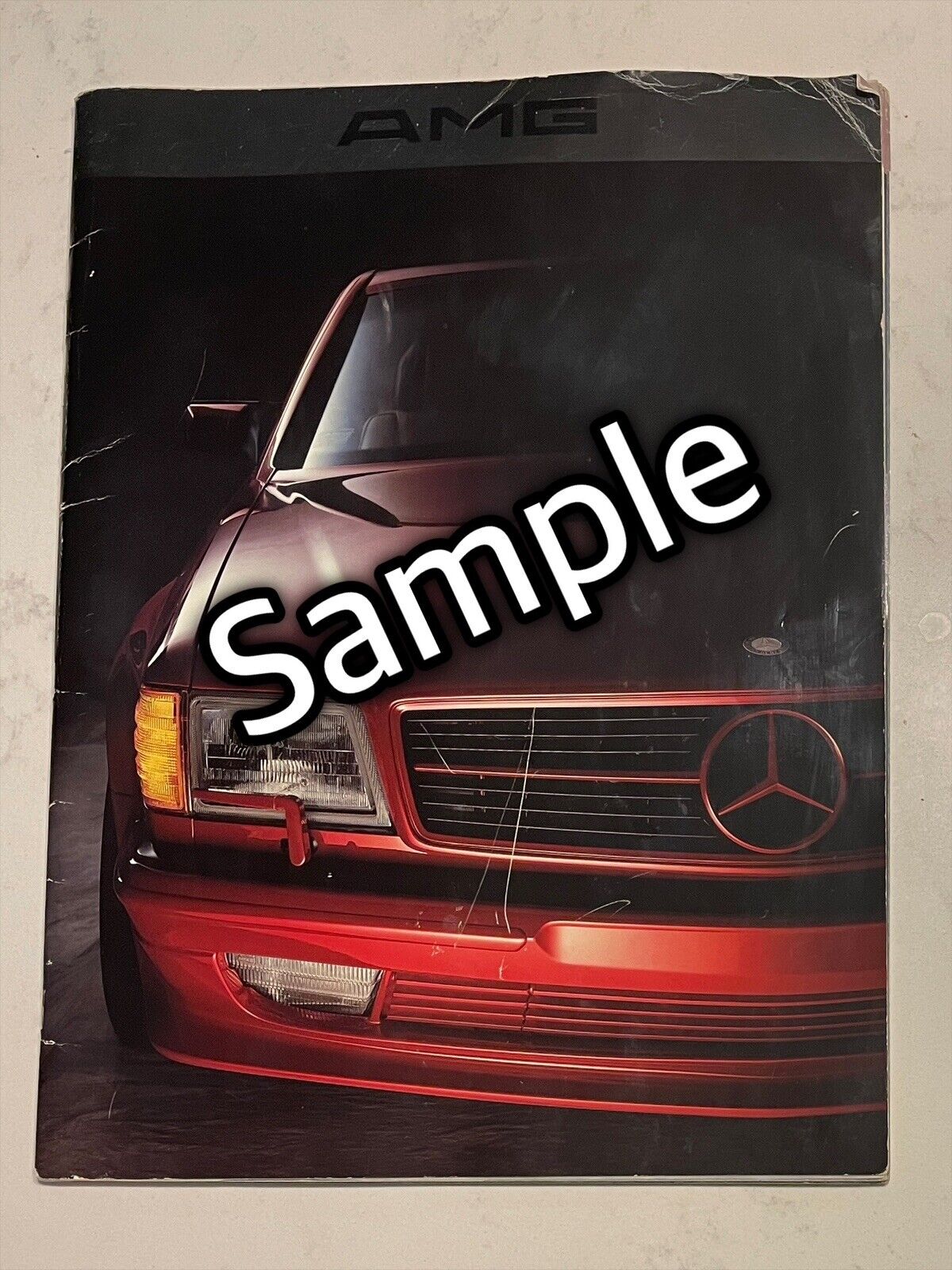 1987 AMG Mercedes Benz Catalog Brochure Hammer