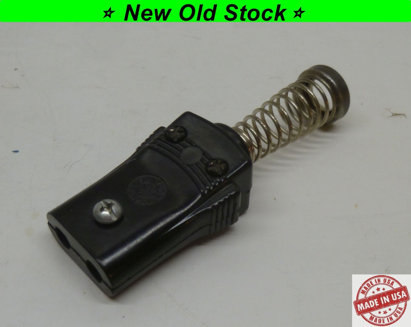Vintage Bakelite GE Heater Appliance Plug - 10A@125V - General Electric