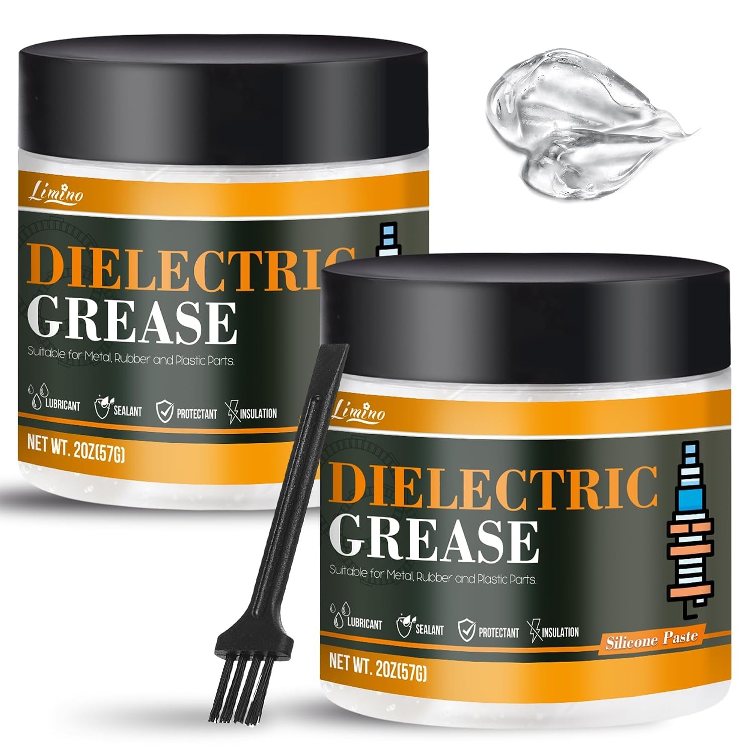 4oz Automotive Silicone Dielectric Grease Electrical Lubricant Paste