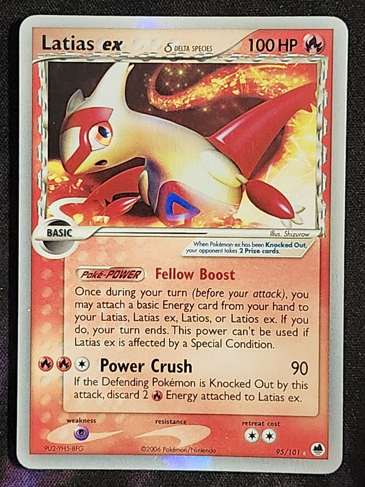 Pokemon Latias EX 95/101 (LP) Dragon Frontiers DF