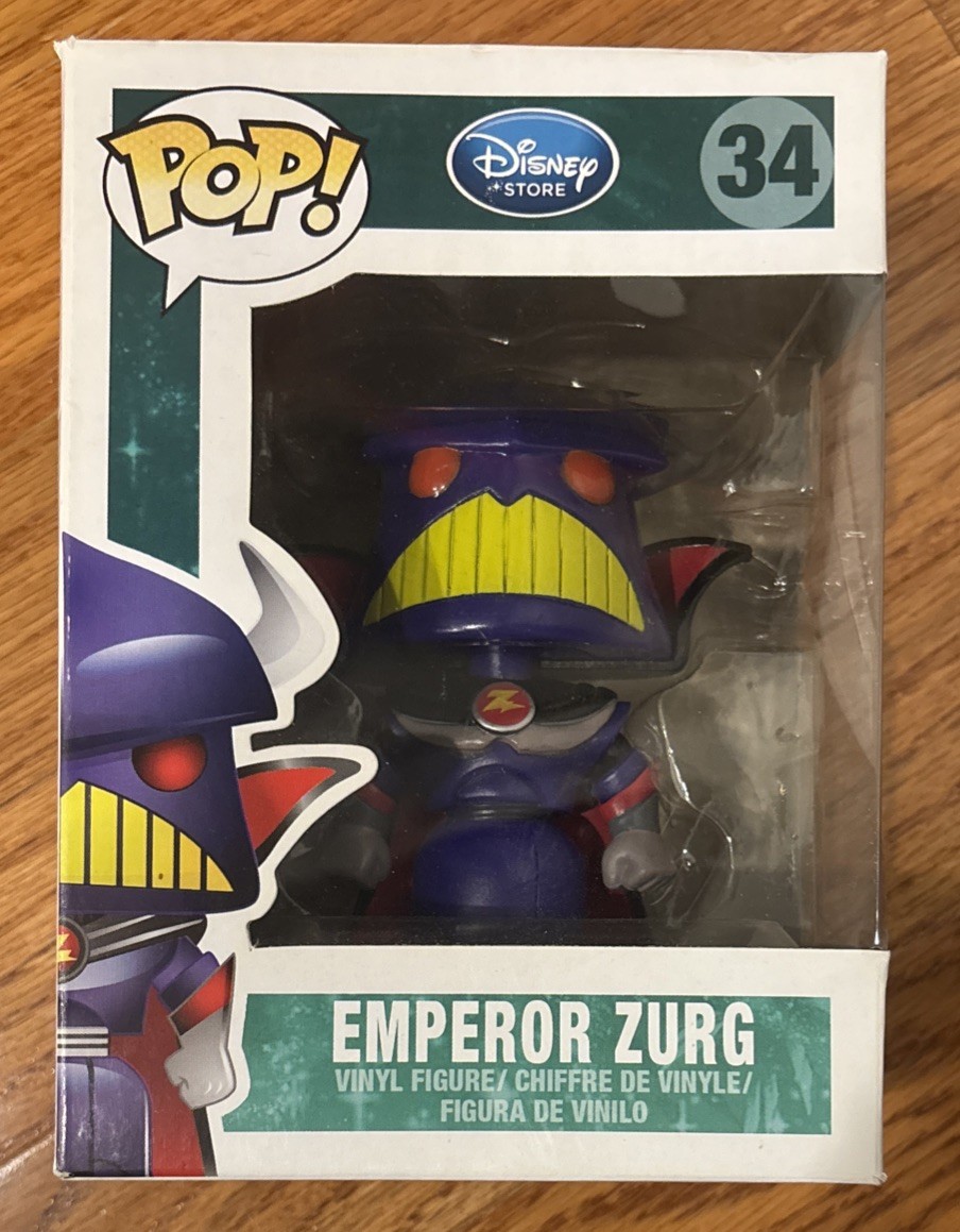 Funko Pop Disney Pixar Emperor Zurg #34 Vinyl Figure (Vaulted)