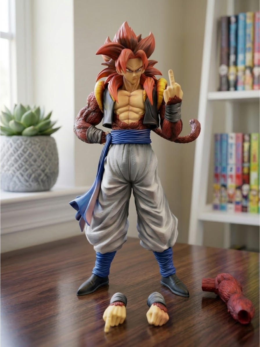 Super Saiyan 4 Gogeta Swappable Hands & Arm Dragon Ball Z Collectible Figure Super Saiyan 4 Gogeta Swappable Hands & Arm Dragon Ball Z Collectible Figure