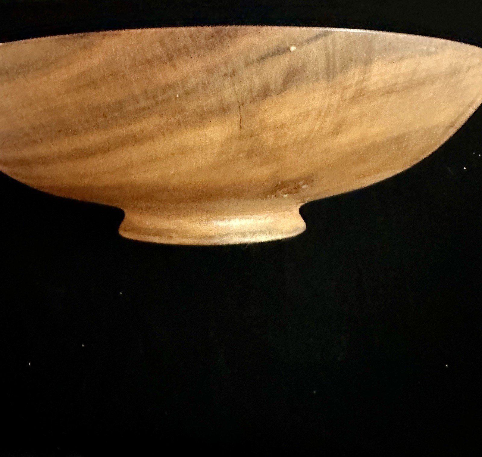 Handcrafted Ancient Swamp Kauri Collector’s Bowl Signed by L C Dent