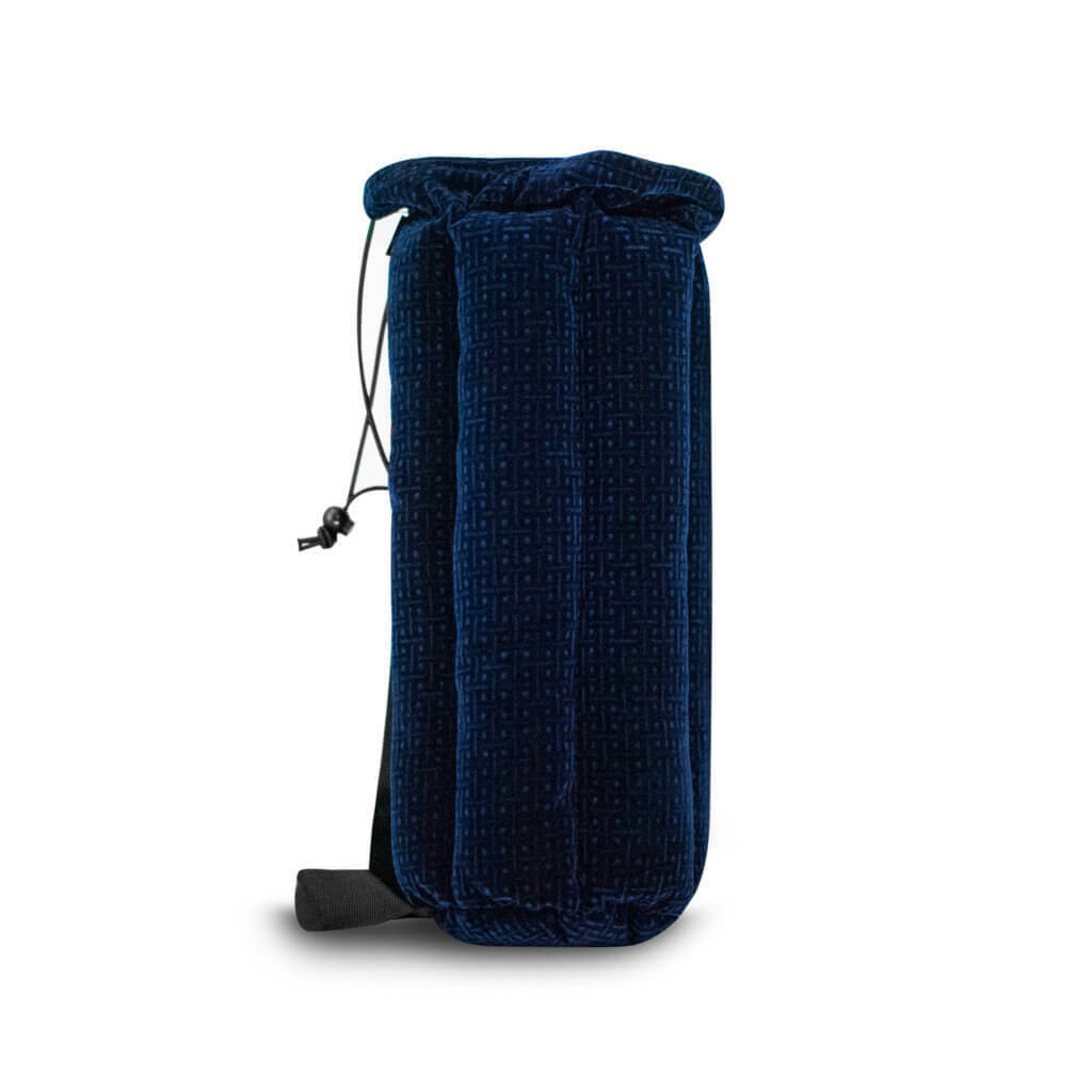 Vatra Tube Bag Hookah Shisha Nargila Pipe Glass Protection Blue Velvet 14\
