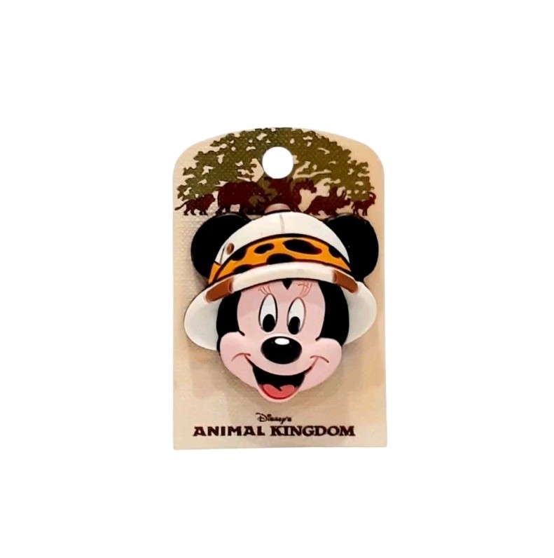 Vintage Disney Animal Kingdom Mickey Safari Rubber Pin Rare 