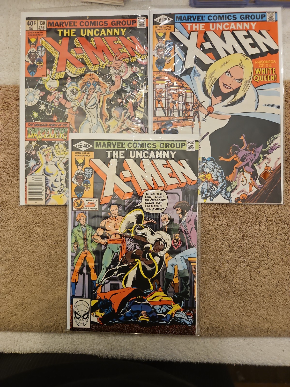 The X-Men Lot Of 8 Comics Between 130-140 (Marvel Comics)