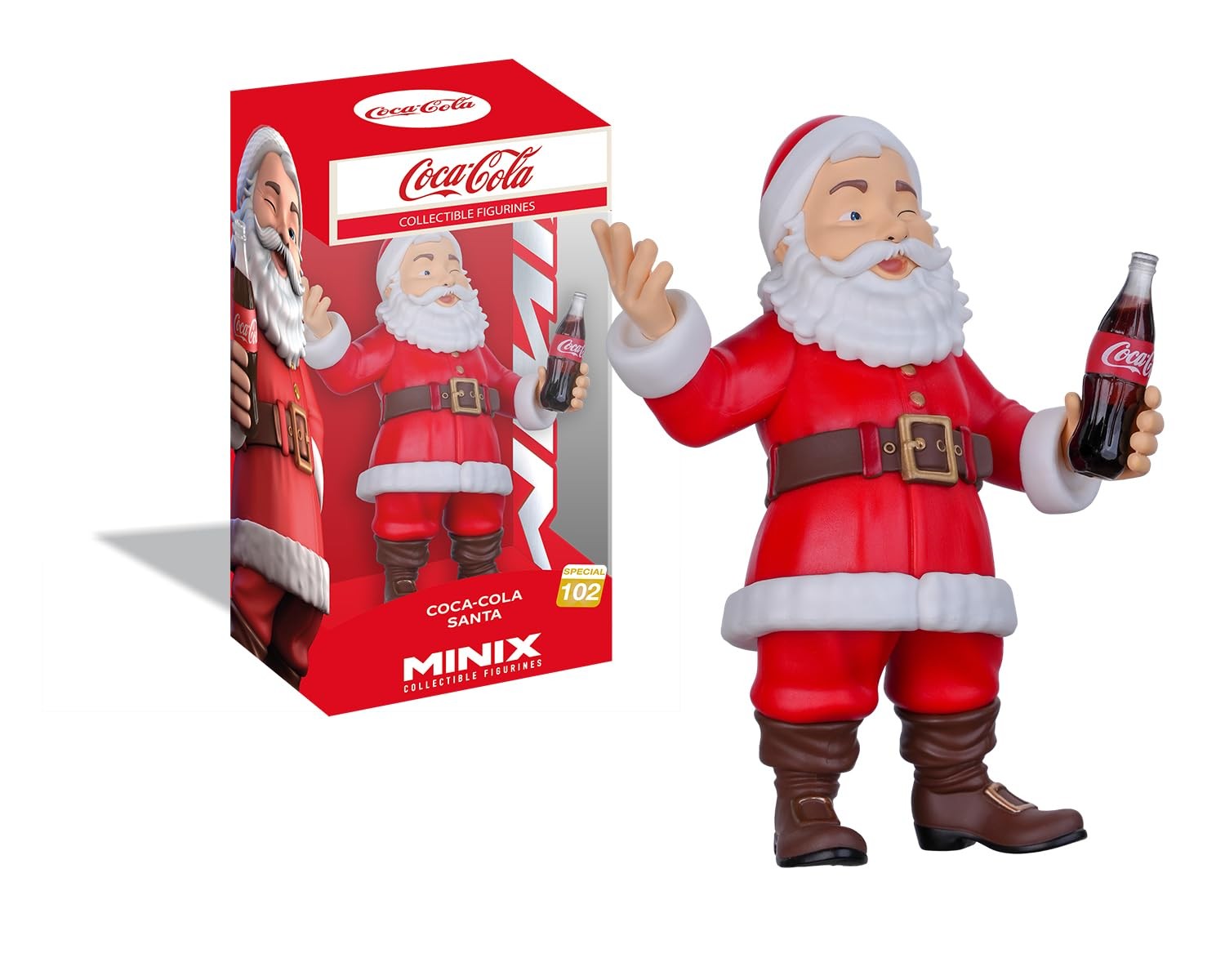 Minix Cocacola Santa Collectible Figurines #102
