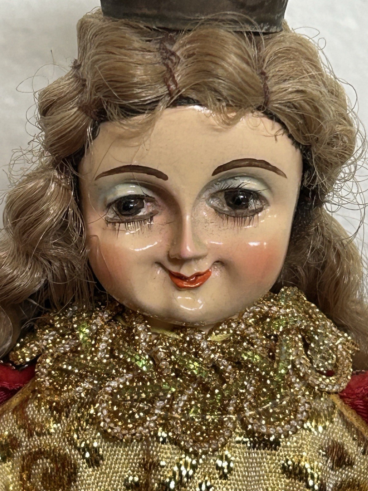 Vintage Antique Infant of Prague Santo Niño Statue 13.5\