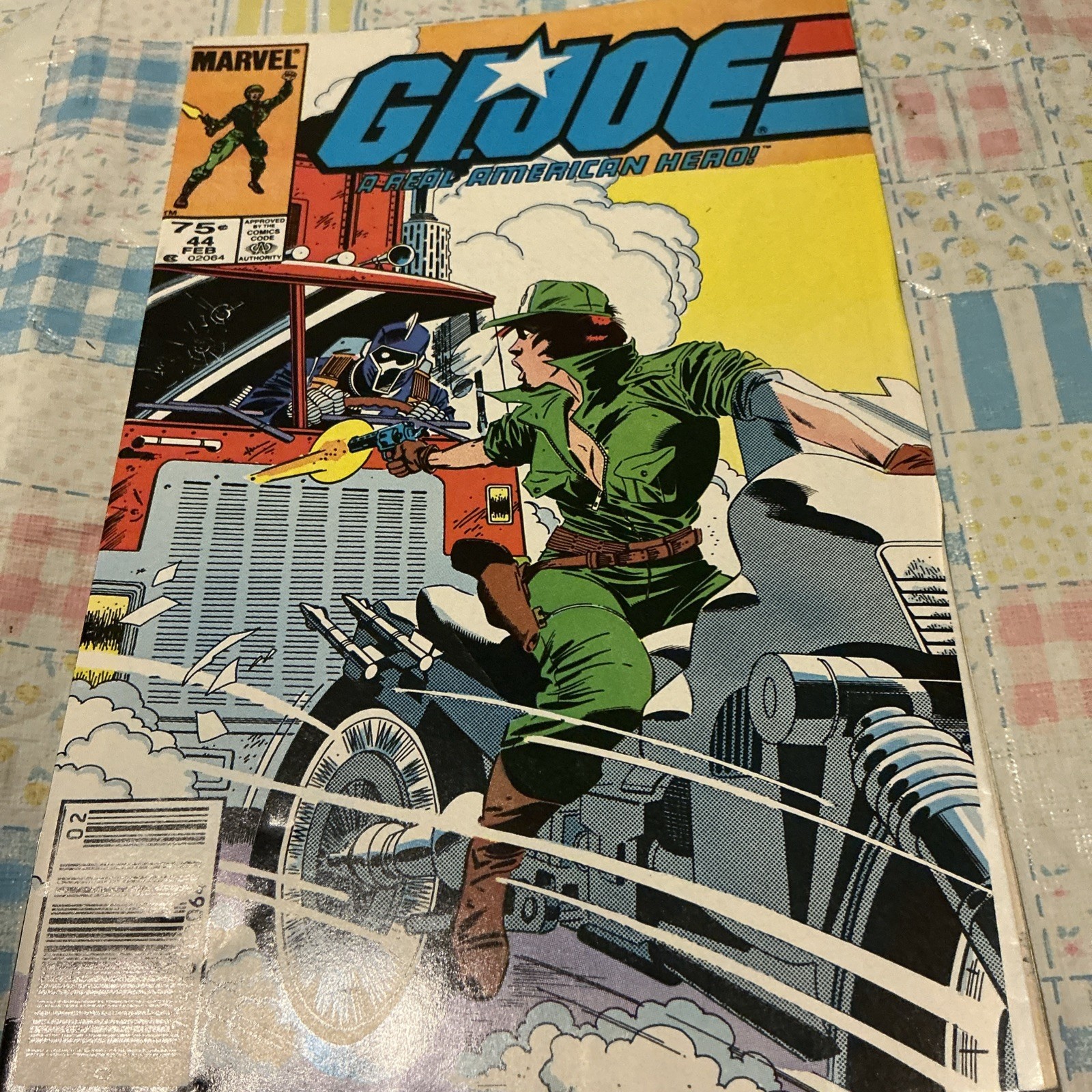 GI Joe: A Real American Hero #44 Marvel Comics 1986 Marvel Comic Book