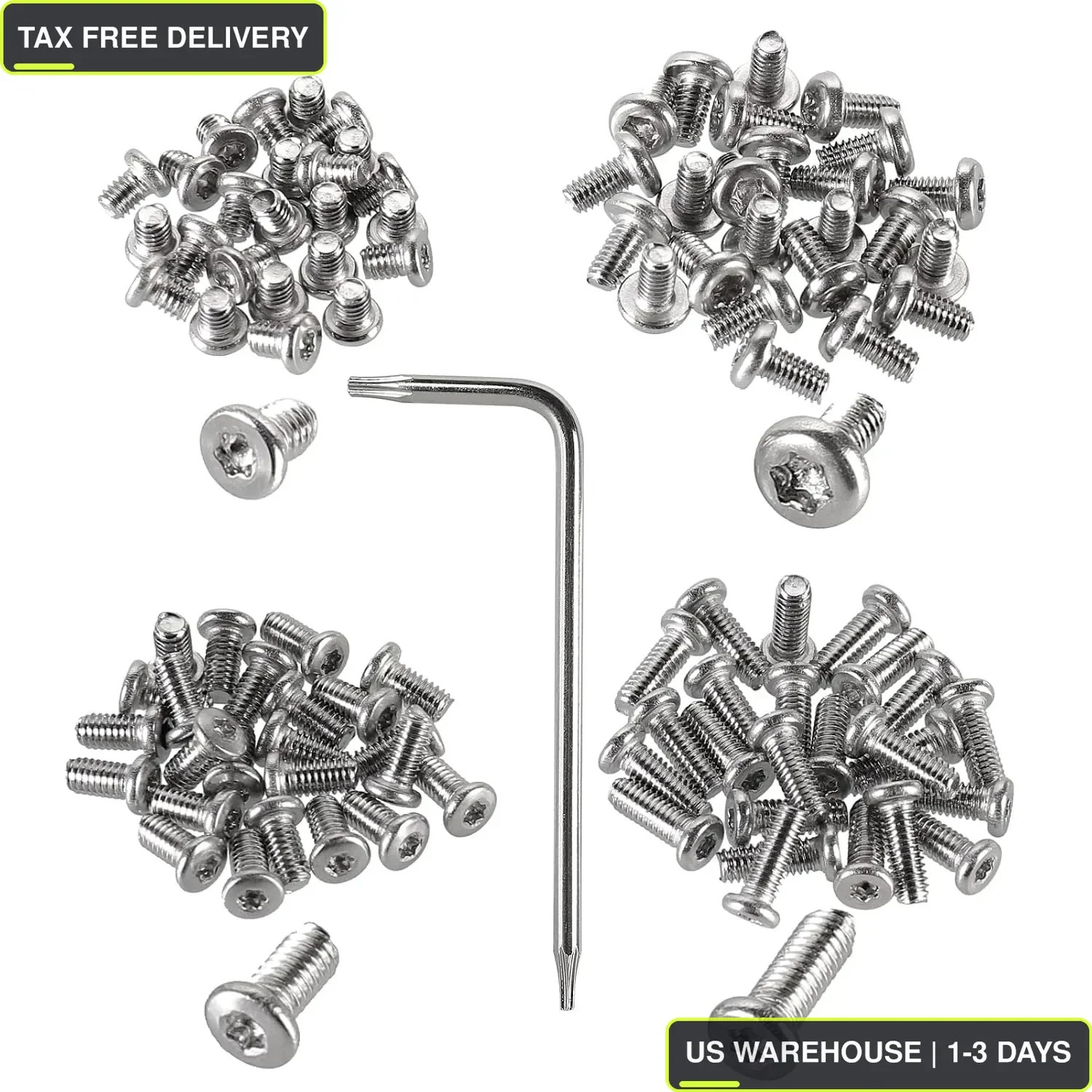 100pcs Pocket blade knife handle screws,Knife Pocket Clip Screw,Tactical Surviva