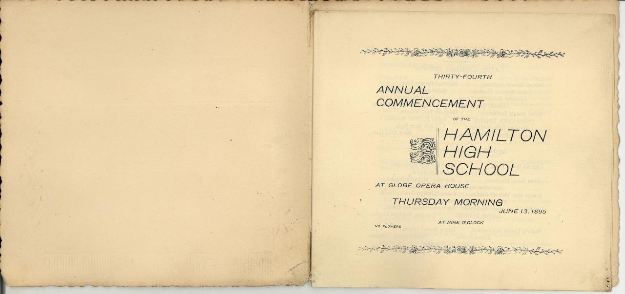 ANTIQUE 1895 Hamilton Ohio 