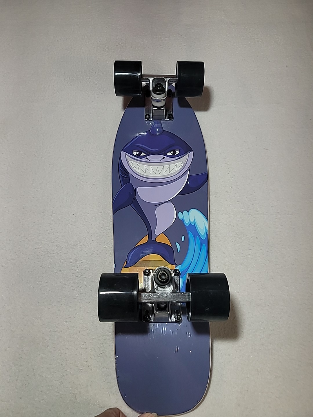 KO-ON Skateboard Complete Skateboards 22 Inch Mini Cruiser Diego Jaws Kids, Fun