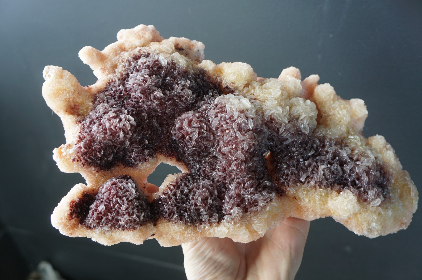 RARE Large World Class Bi Colored Halite Trona Owen’s Lake, CA Mineral Specimen