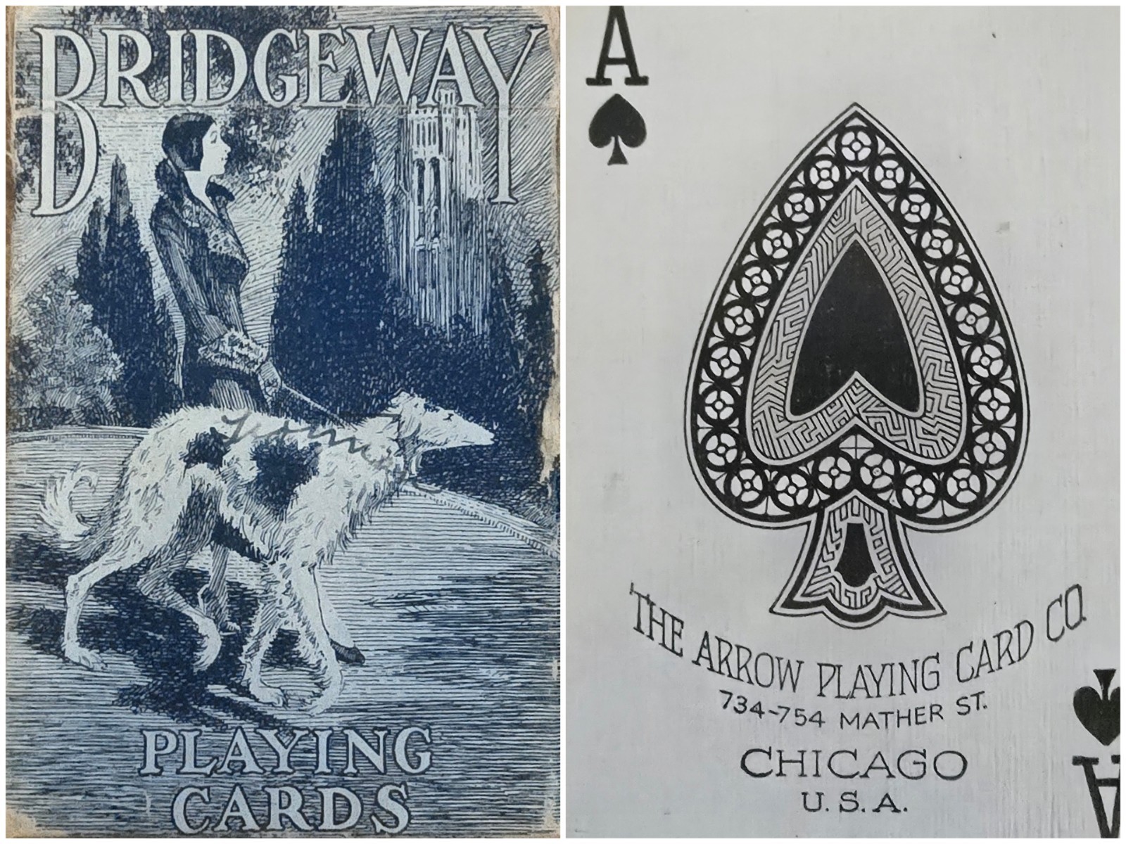 Incrediblely Rare Vintage Arrow Playing Card Co. 