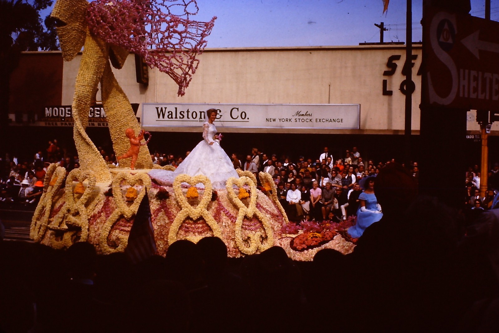1963 Tournament of Roses in Pasadena, California Vintage 35mm Slide 1960's R193