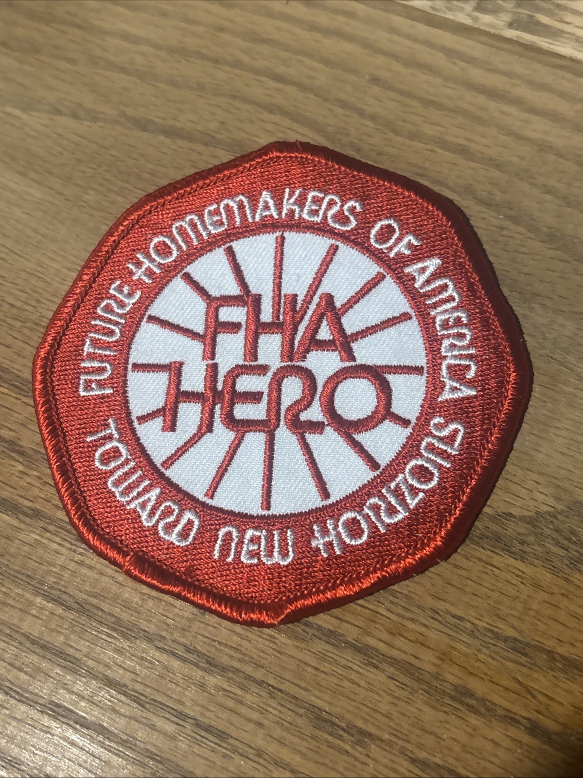 FHA Hero Future Homemakers Of America Toward New Horizons Patch Rare Vtg