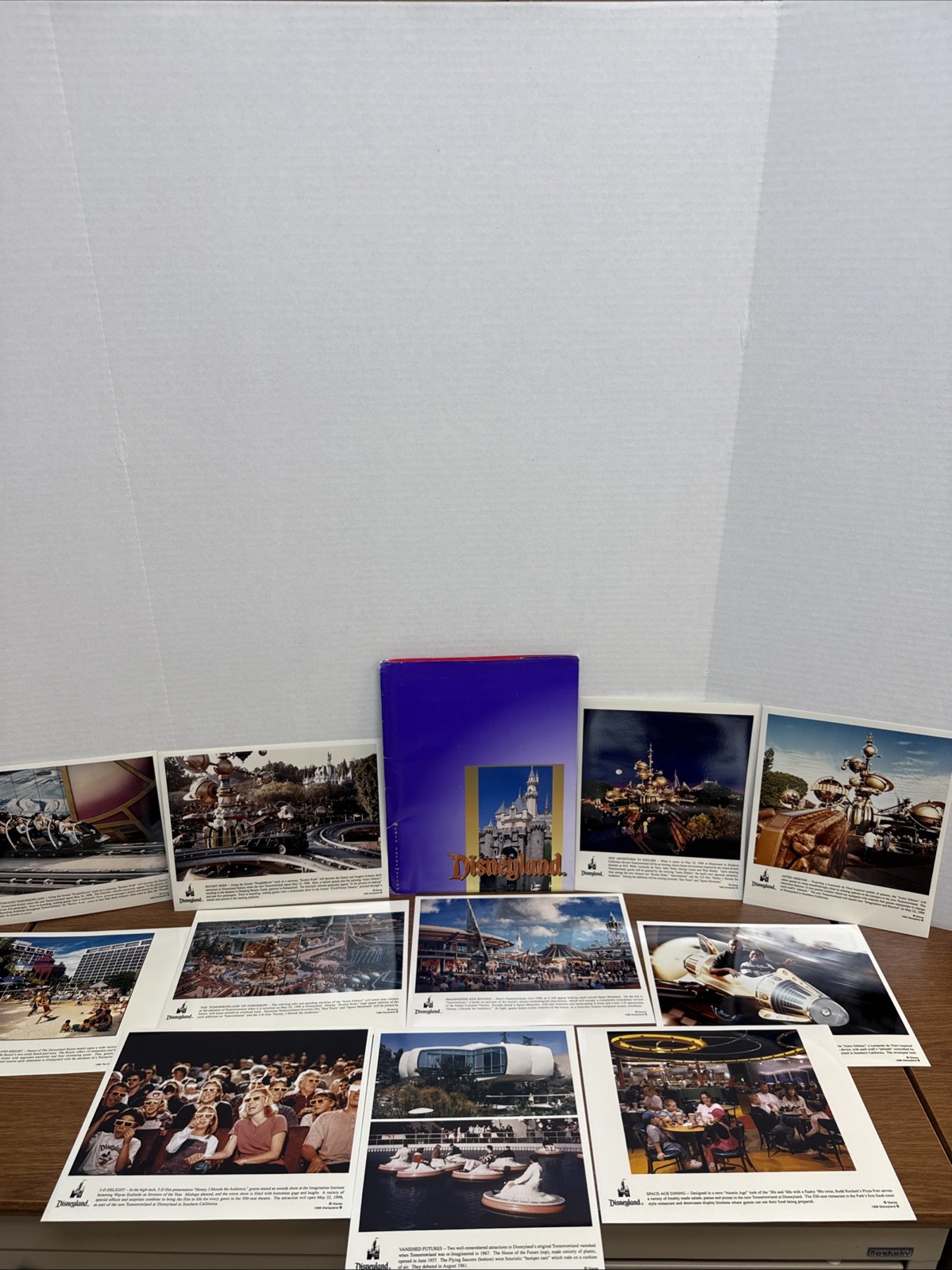 Vintage Disneyland Press Kit Lot Tomorrowland Publicity Photos Media Documents