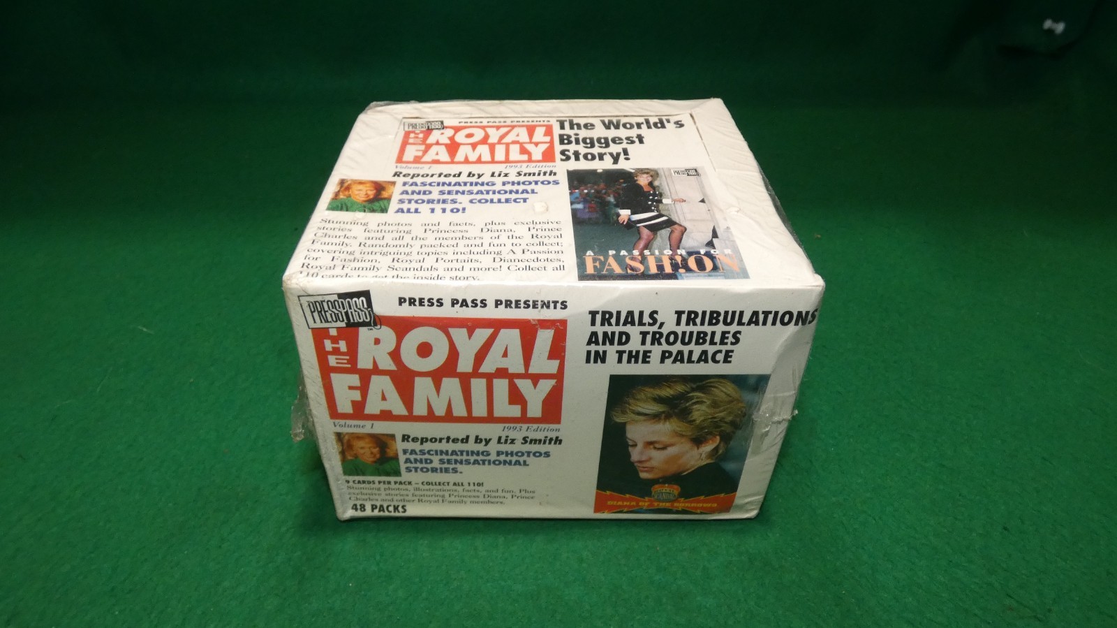 1993 PRESS PASS THE ROYAL FAMILY TRADING CARDS FACTORY SEALED BOX