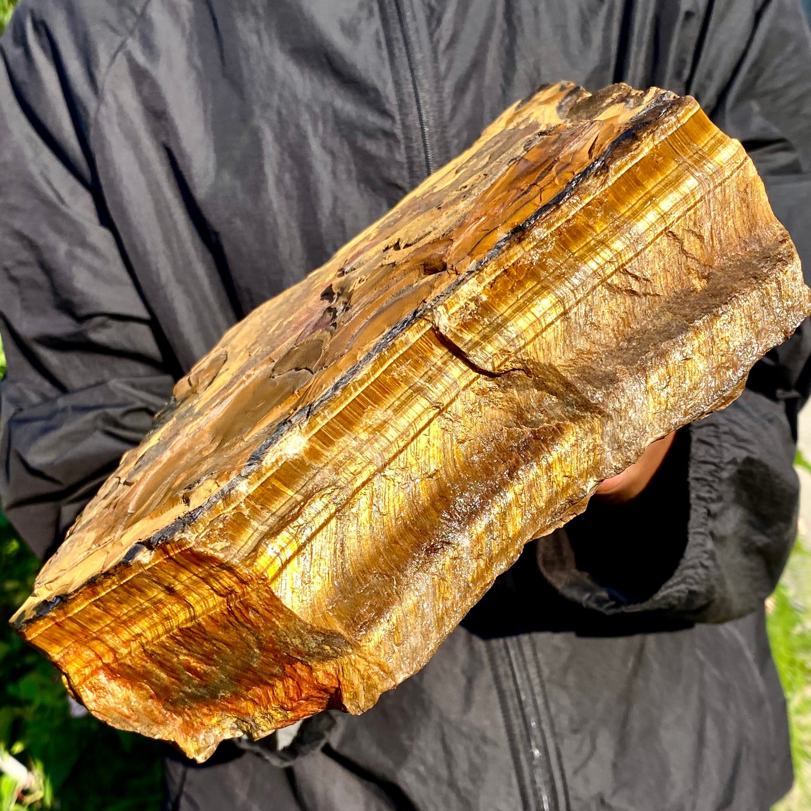 12.12LB Natural tiger's Eye rough raw stone rock specimrn madagescar