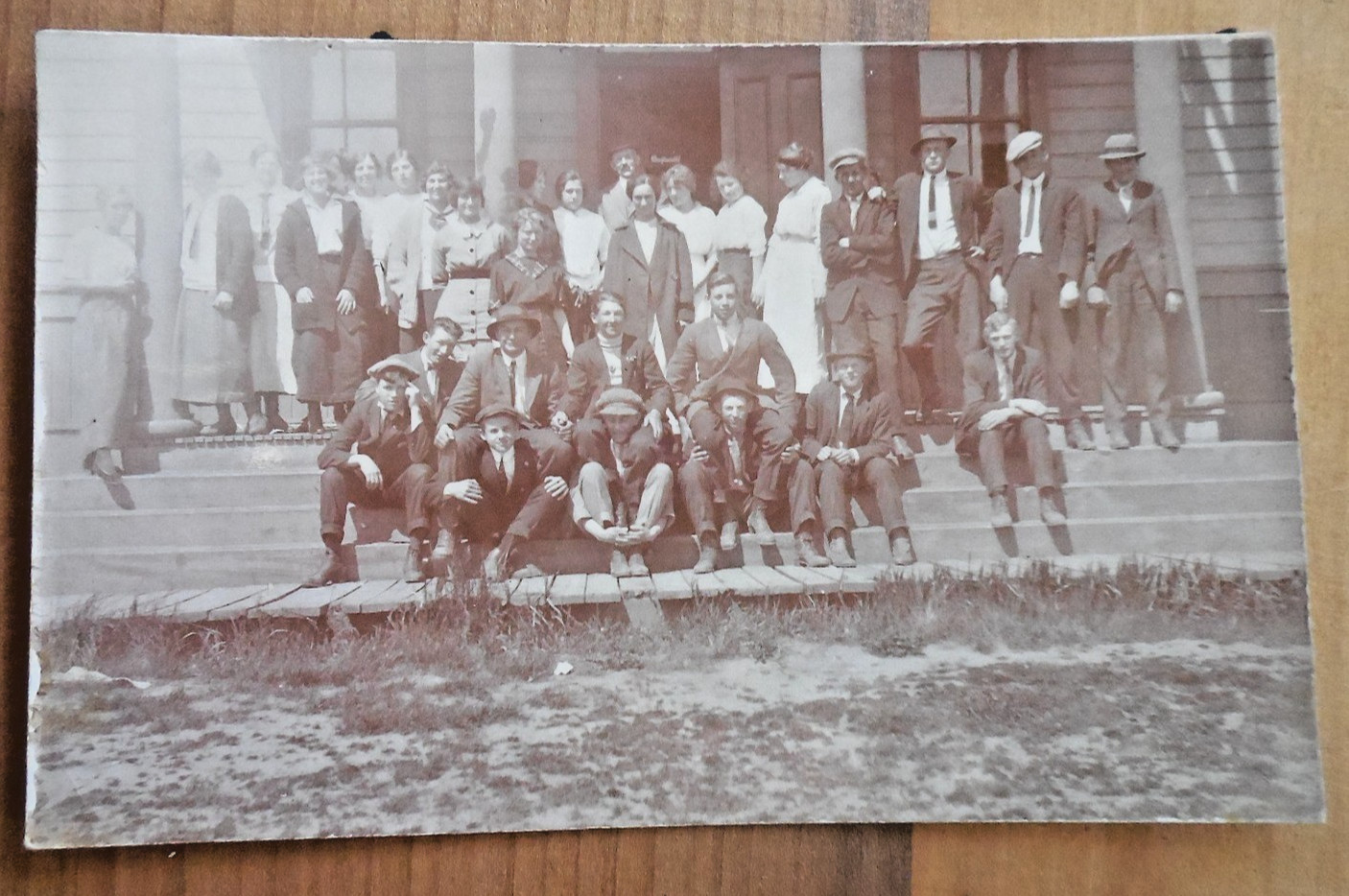 Goldendale Washington High School Class Real Photo Postcard RPPC
