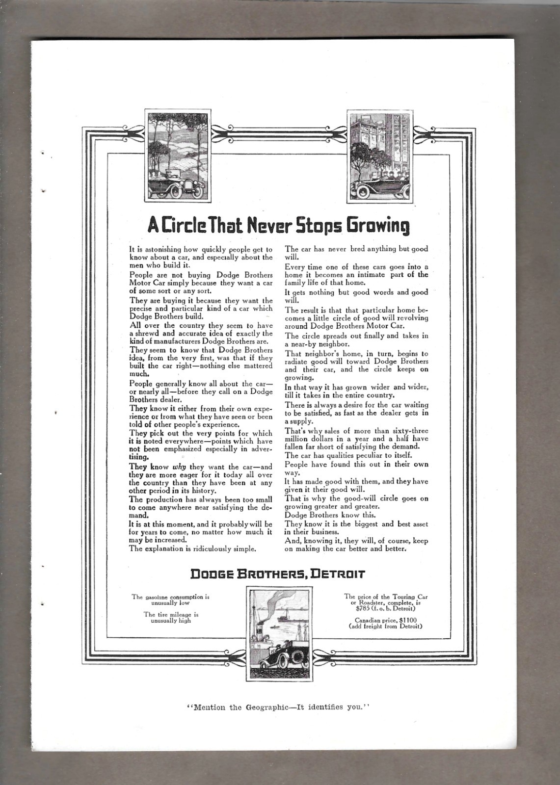 1916 Dodge Brothers Motor Cars, William R Compton Co & Westinghouse Electric Ads
