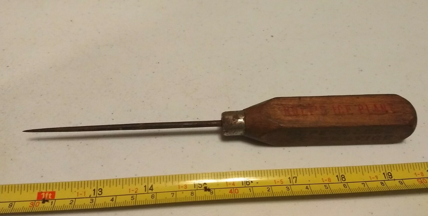 Vintage Nolt's Ice Plant From East Greenville PA? Advertising Ice Pick