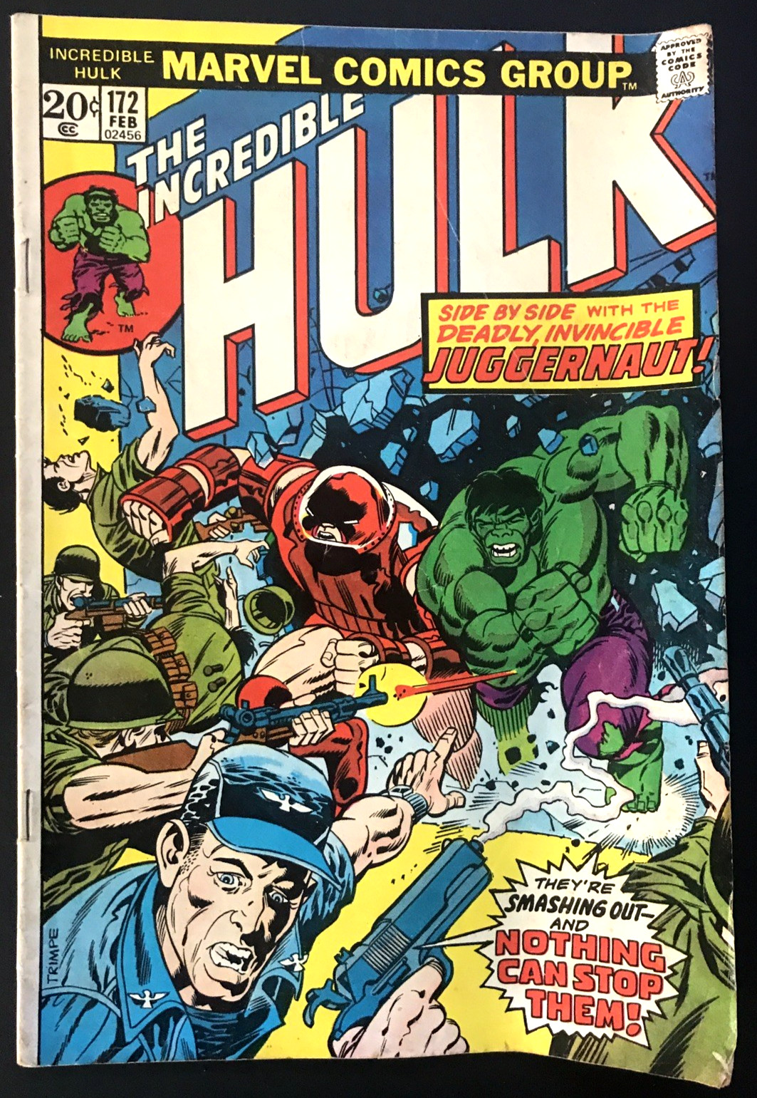 Incredible Hulk 172 · Marvel 1974 ·Juggernaut App Origin Retold