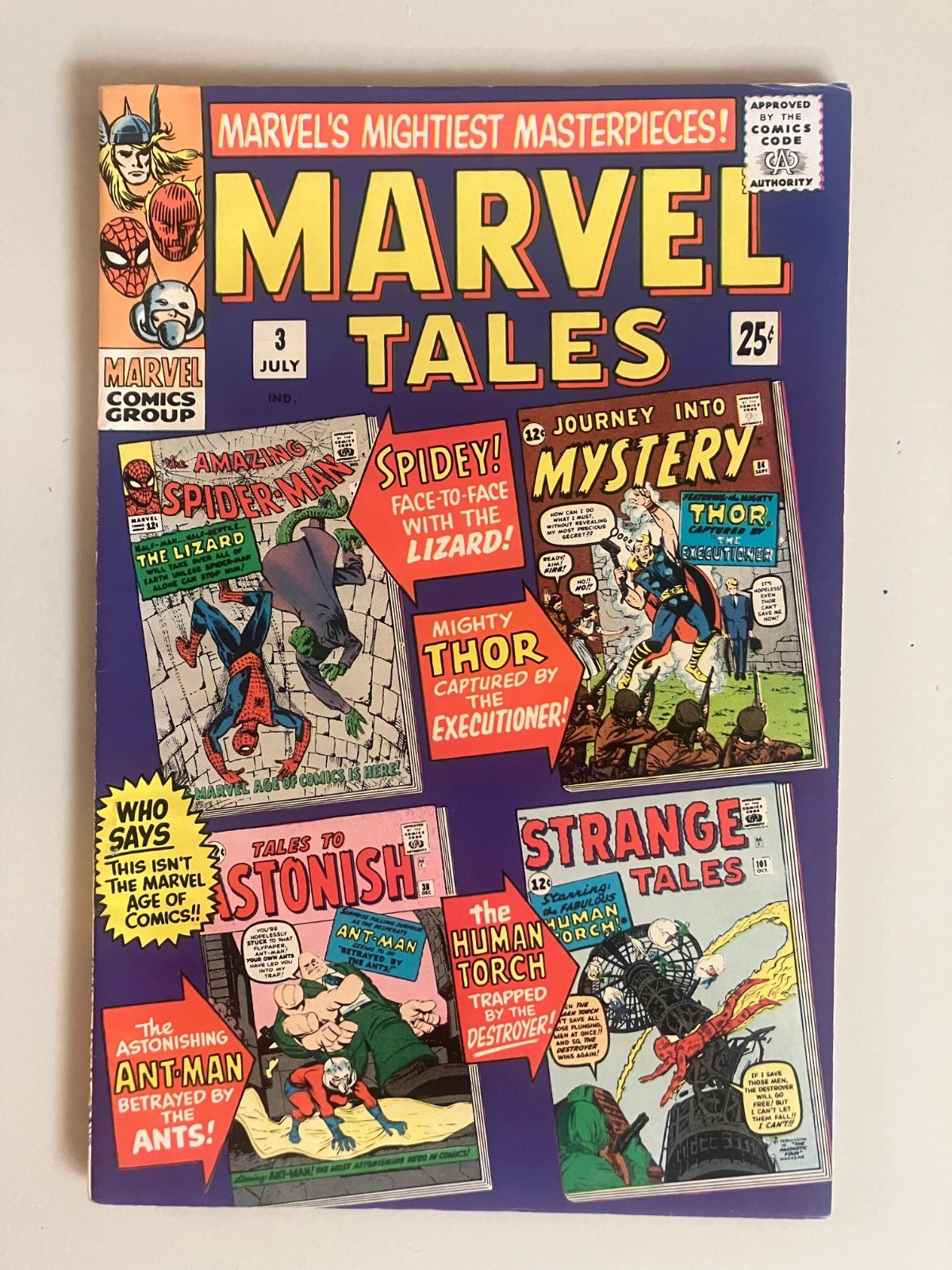 MARVEL TALES #3 VF/NM 9.0 Perfect Square Spine  Glossy Bright  50% OFF GUIDE 