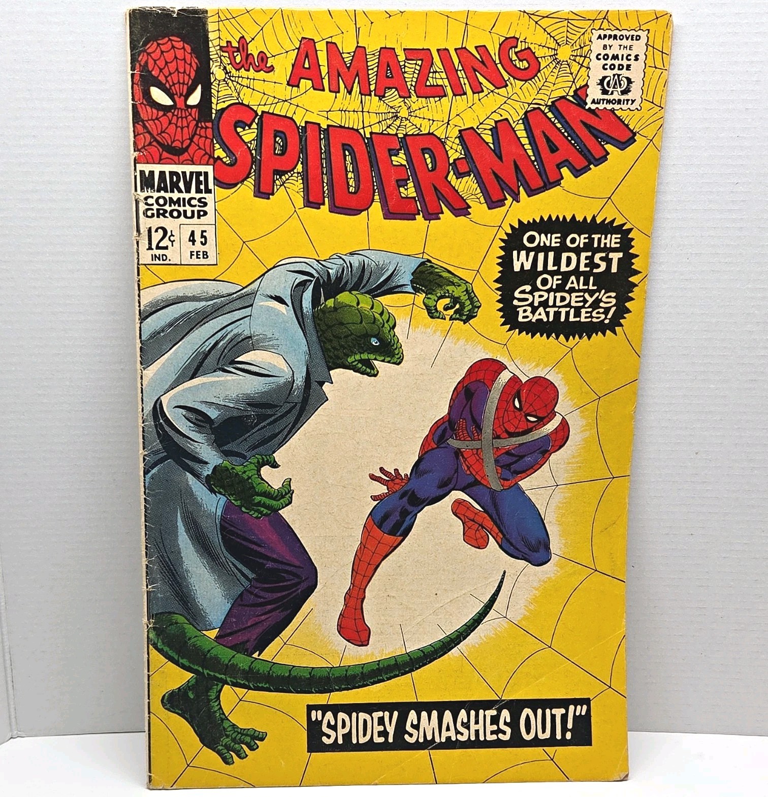 Amazing Spider-Man 45 1967 Marvel 3rd Lizard Appearance Complete Silver Age🔥🔥