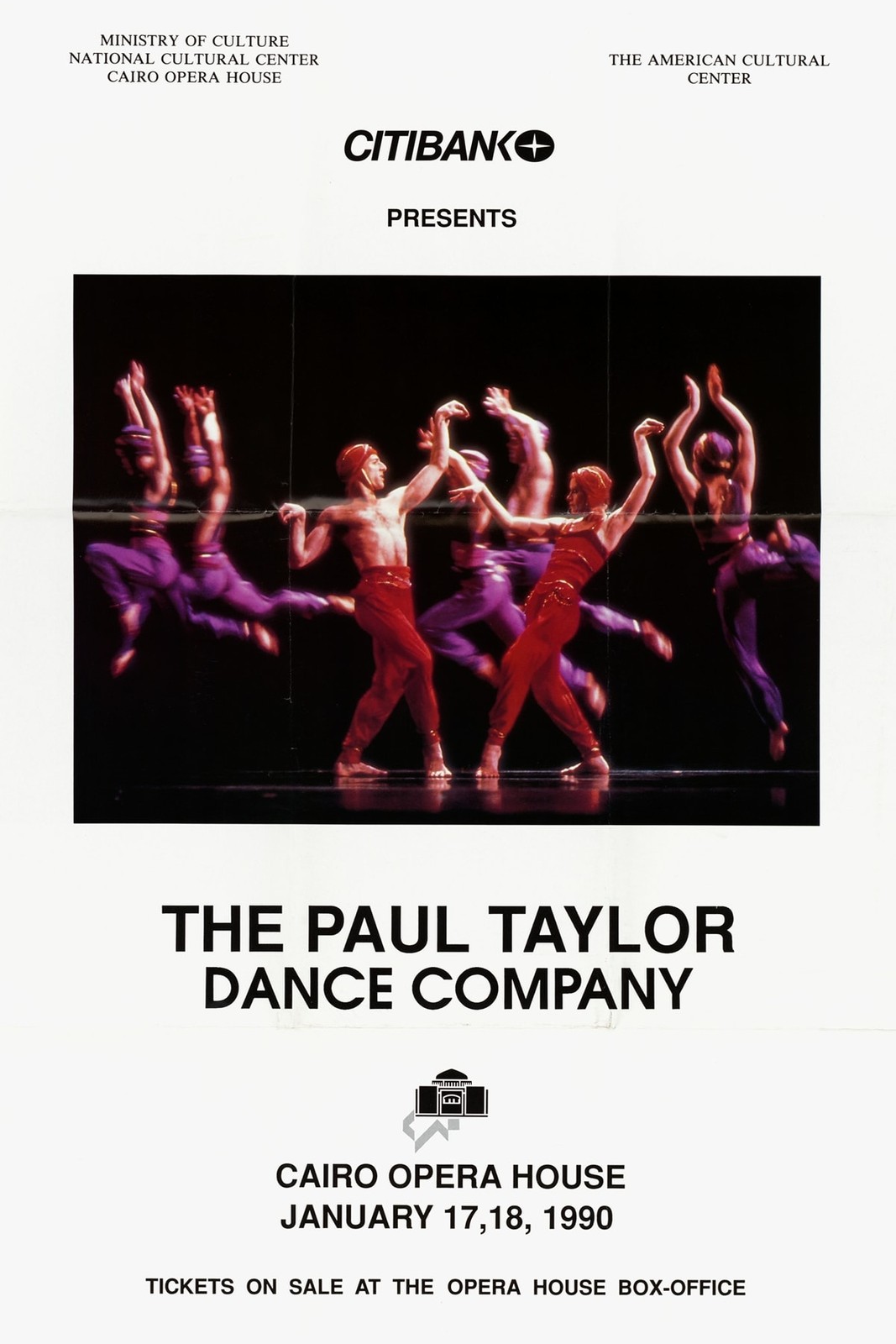 ✨ Paul Taylor Dance Company (1990) Poster - 12x18” - Premium Matte Paper