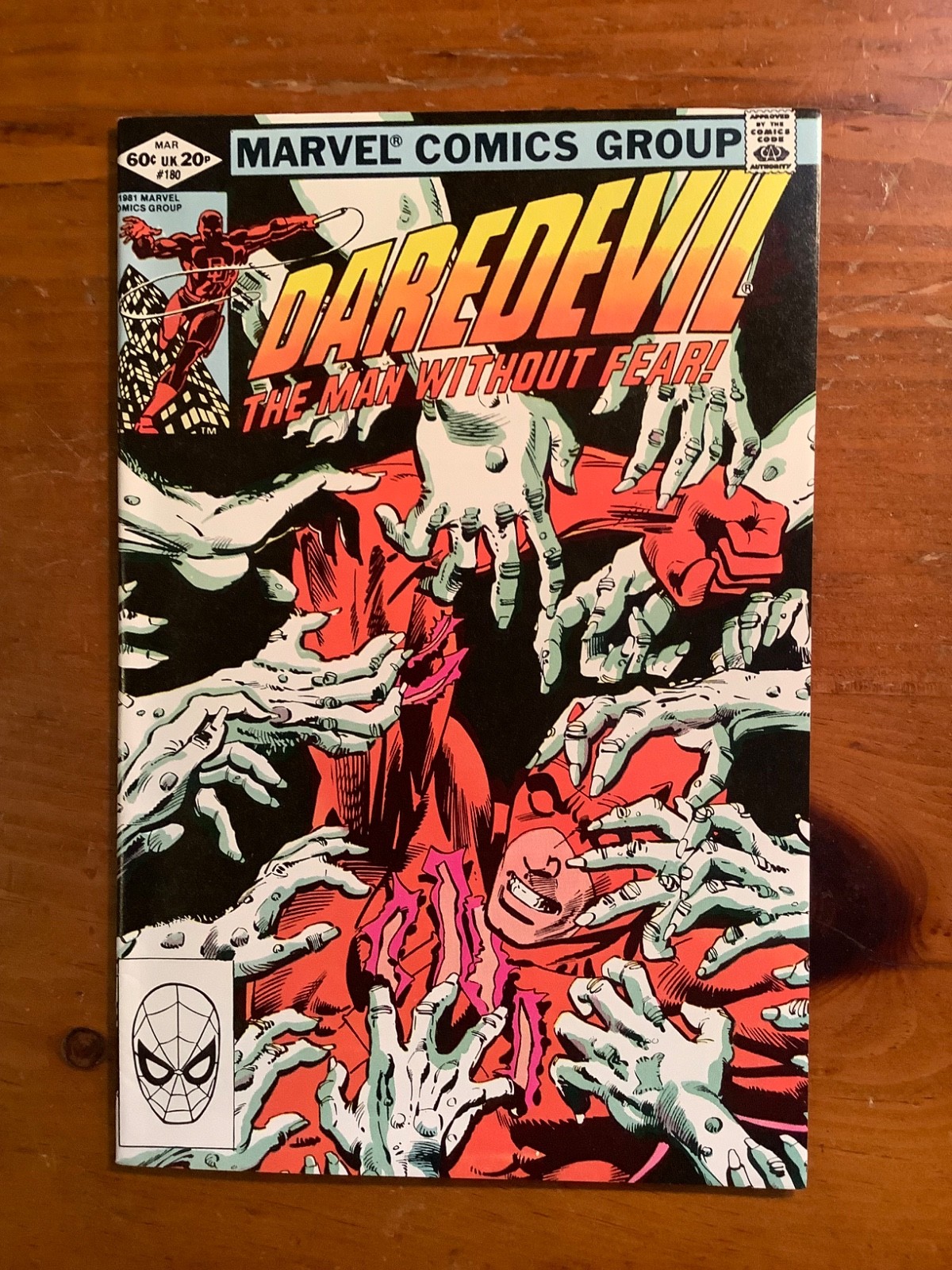 Daredevil #180 Marvel Comics 1982 Frank Miller Cover & Art Elektra Kingpin