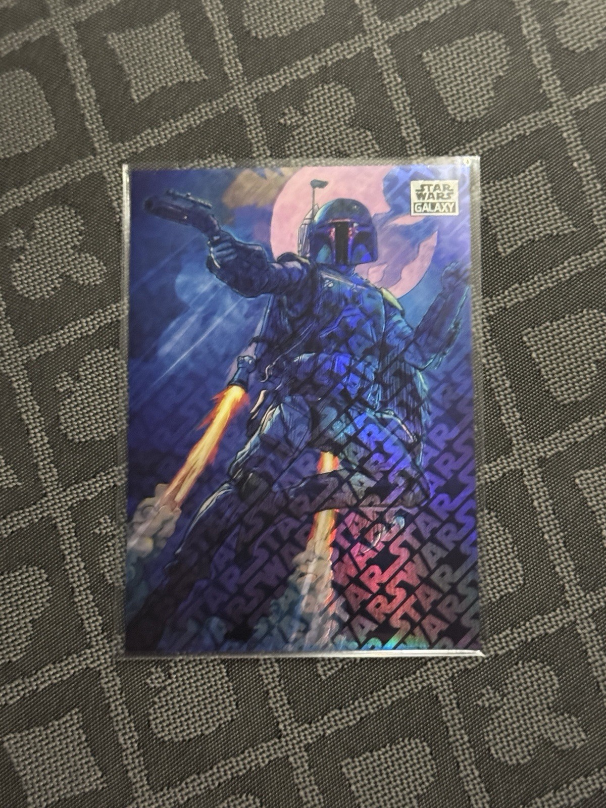 2025 Topps Chrome Star Wars Galaxy Boba Fett Matter of Luck Logofractor /77 #7