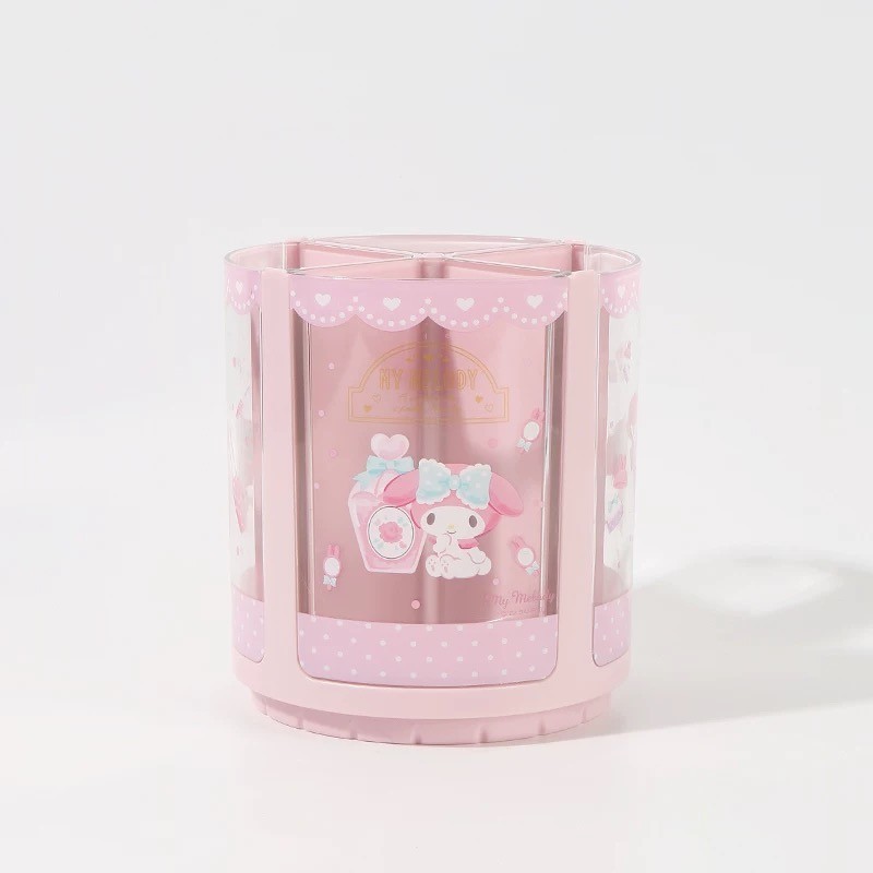 Miniso My Melody Kuromi Rotation Pen Holder Organizer