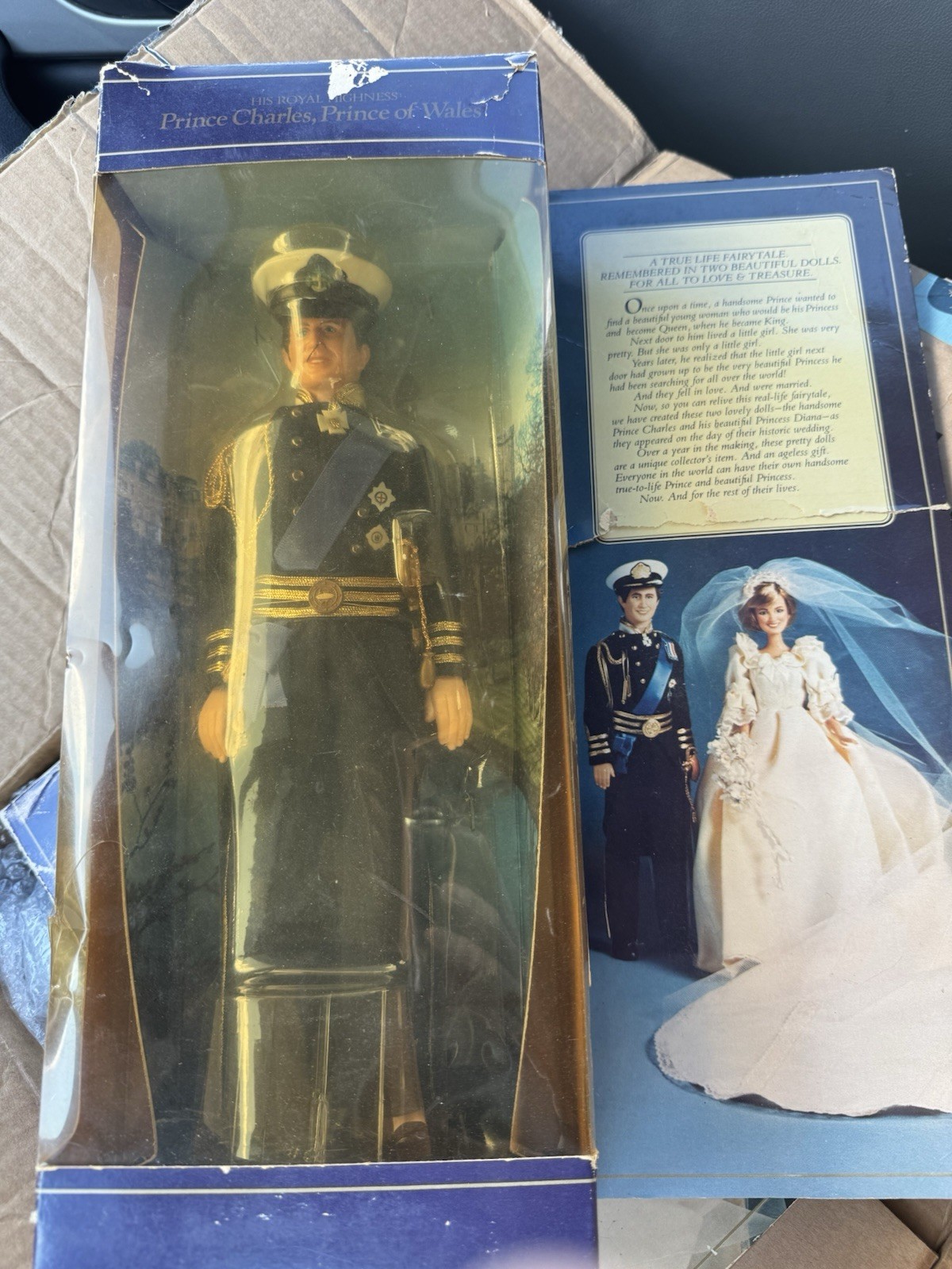 4 Dolls Princess Diana & Prince Charles Wedding Doll Set- 12\
