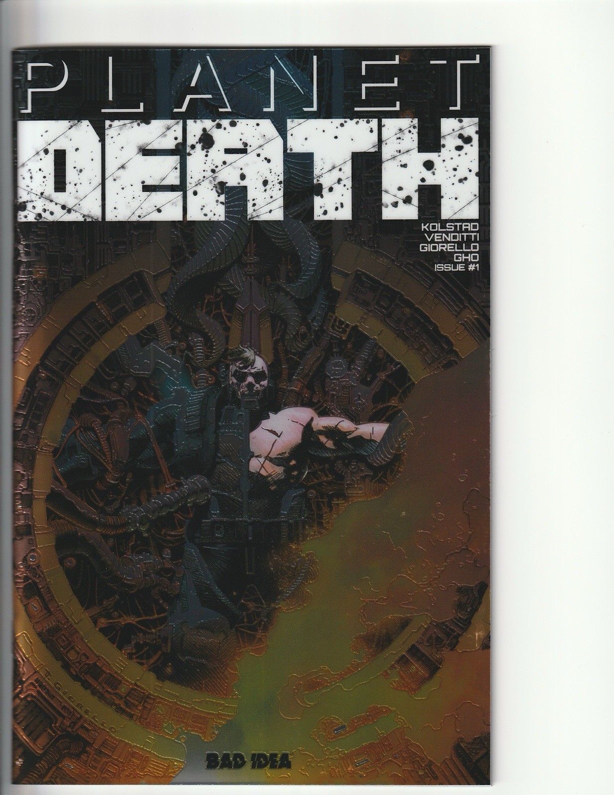 Planet Death #1, NM/M, 1st Print, Cover C Chromium Metal Variant, Bad Idea 2025