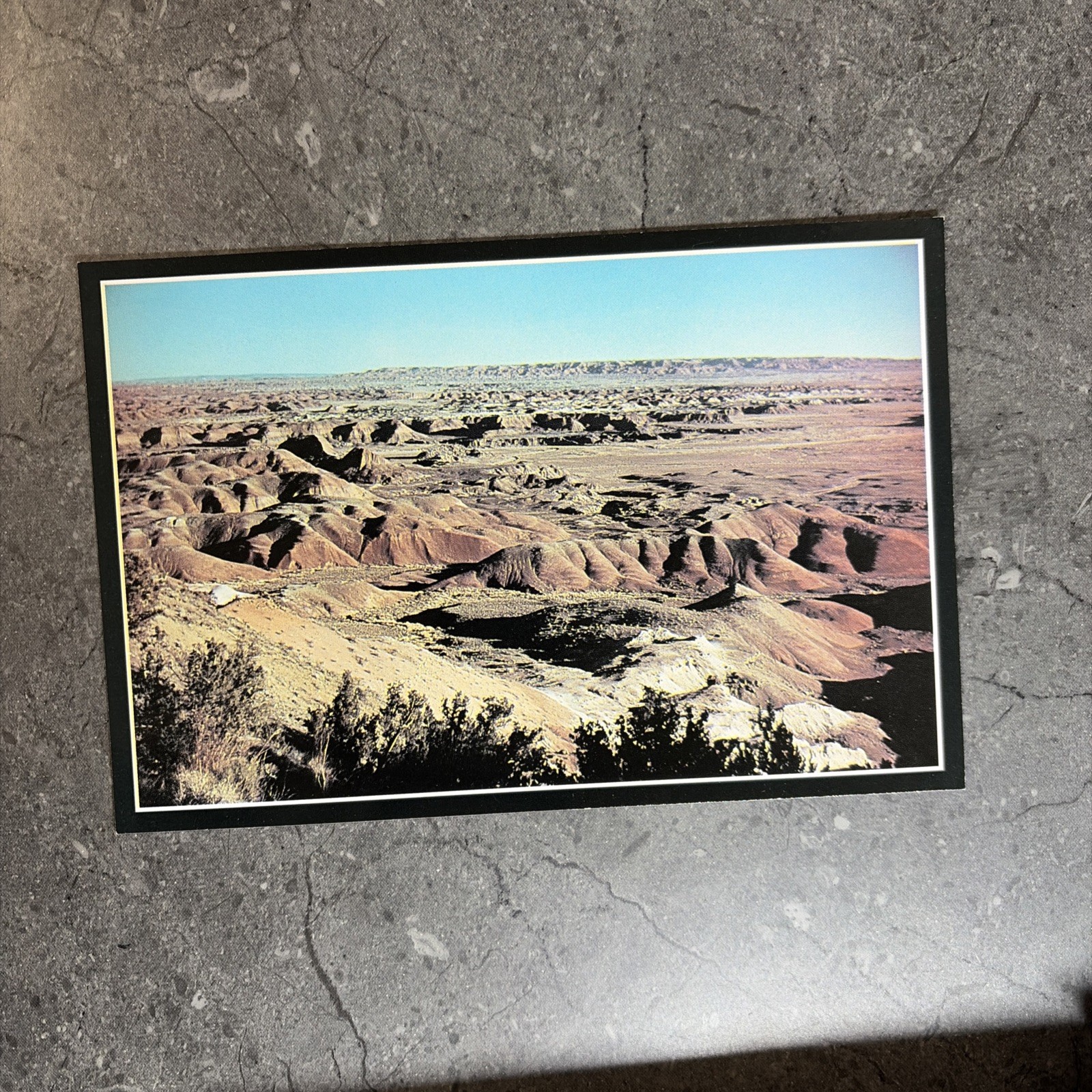 Painted Desert in Petrified Forest National Park Postcard Unposted